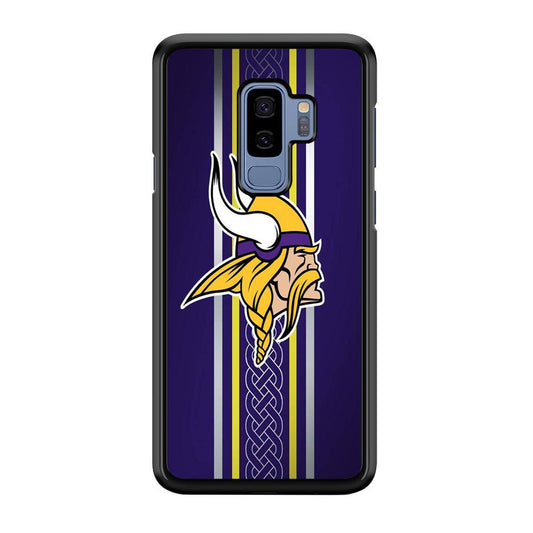 NFL Minnesota Vikings 001 Samsung Galaxy S9 Plus Case-Plastic / Full Wrap (3D Case)-Xtracase