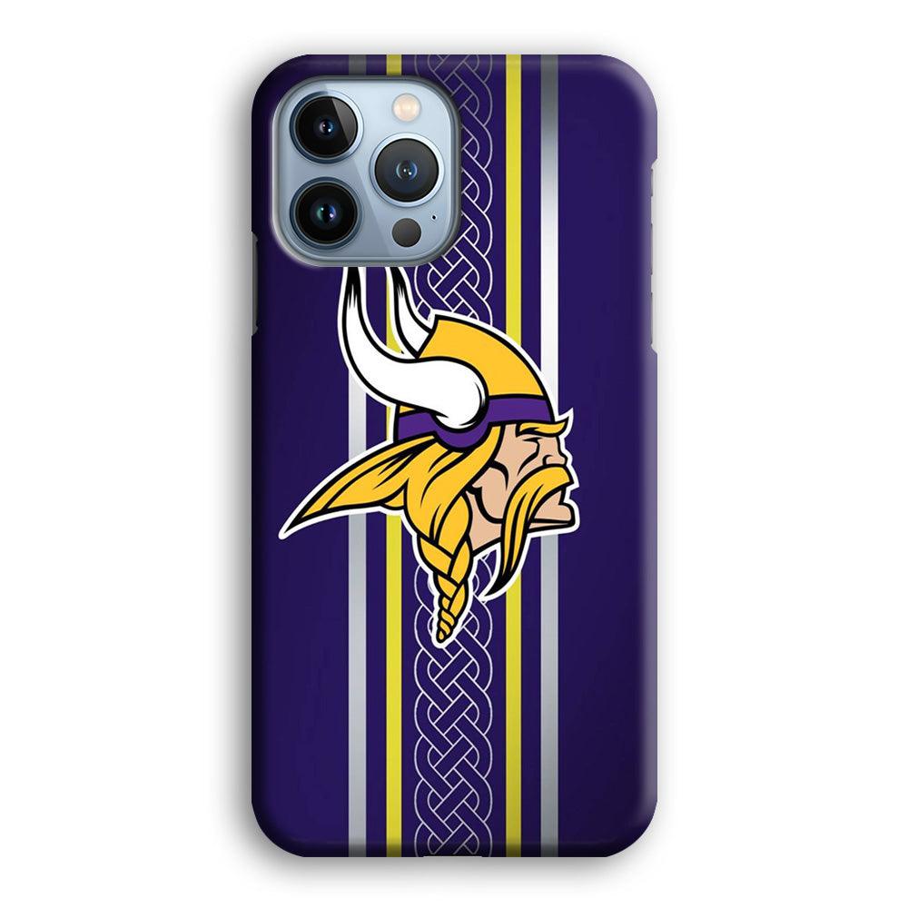 NFL Minnesota Vikings 001 iPhone 13 Pro Max Case-Plastic / Full Wrap (3D Case)-Xtracase