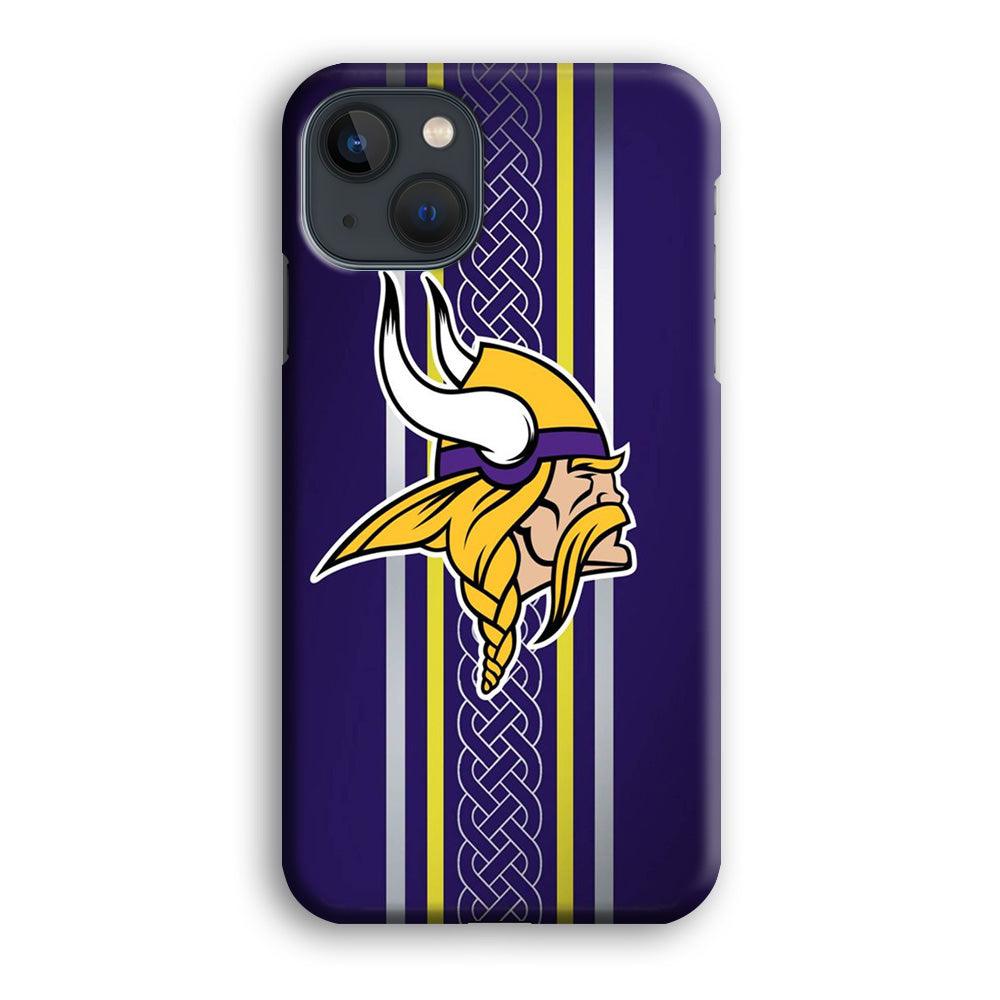 NFL Minnesota Vikings 001 iPhone 13 Case-Plastic / Full Wrap (3D Case)-Xtracase
