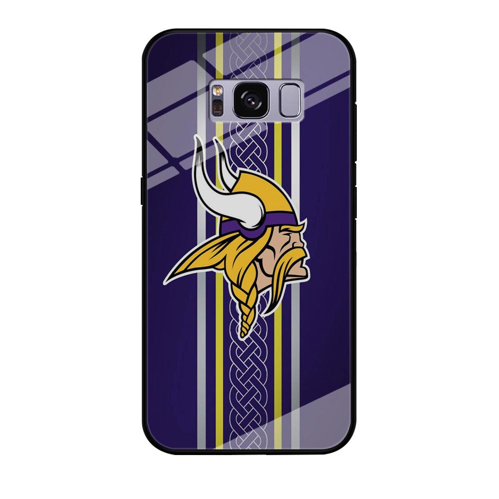 NFL Minnesota Vikings 001 Samsung Galaxy S8 Plus Case-Tempered Glass Case-Xtracase