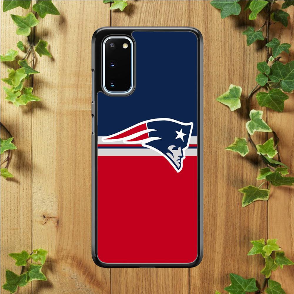 NFL New England Patriots 001 Samsung Galaxy S20 Case-Plastic / Full Wrap (3D Case)-Xtracase
