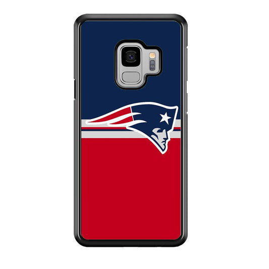 NFL New England Patriots 001 Samsung Galaxy S9 Case-Plastic / Full Wrap (3D Case)-Xtracase