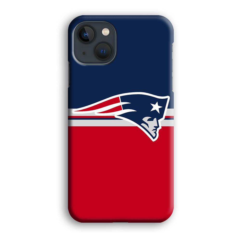 NFL New England Patriots 001 iPhone 13 Mini Case-Plastic / Full Wrap (3D Case)-Xtracase