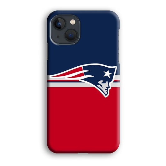 NFL New England Patriots 001 iPhone 13 Mini Case-Plastic / Full Wrap (3D Case)-Xtracase