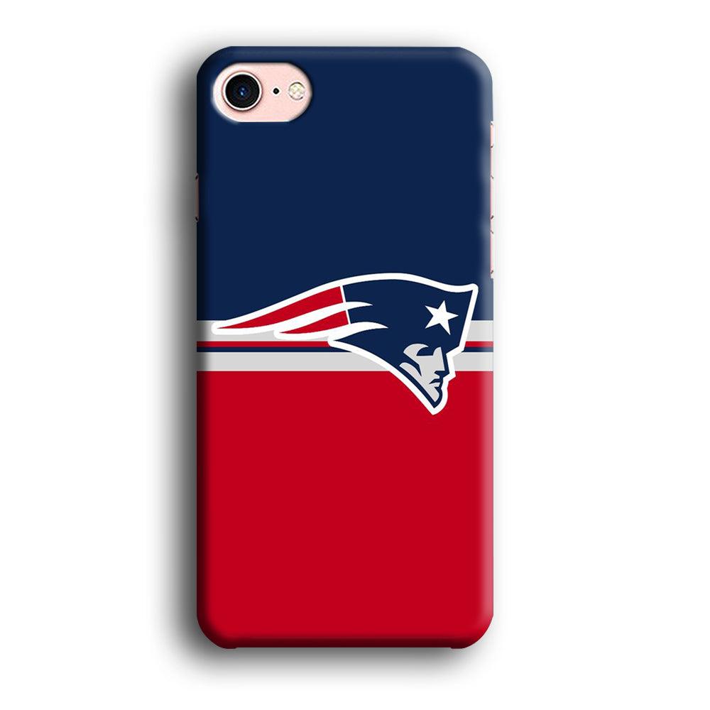 NFL New England Patriots 001 iPhone SE 2020 Case-Plastic / Full Wrap (3D Case)-Xtracase