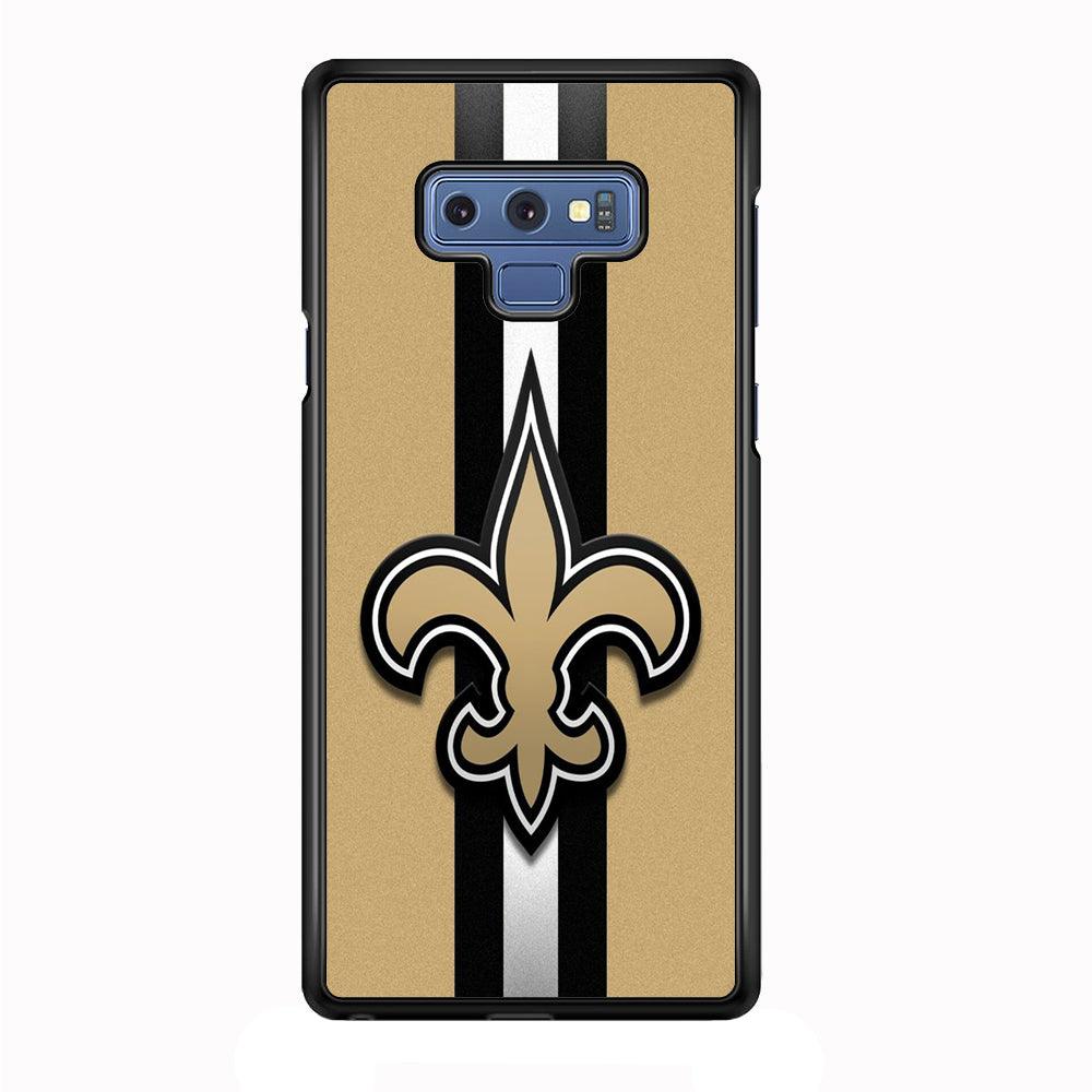 NFL New Orleans Saints 001 Samsung Galaxy Note 9 Case-Plastic / Full Wrap (3D Case)-Xtracase