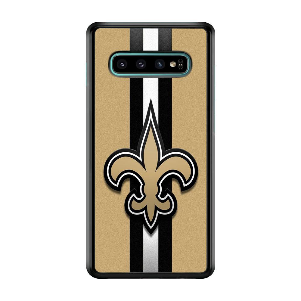 NFL New Orleans Saints 001 Samsung Galaxy S10 Plus Case-Plastic / Full Wrap (3D Case)-Xtracase