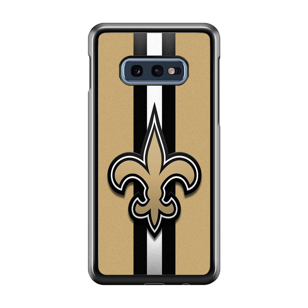 NFL New Orleans Saints 001 Samsung Galaxy S10E Case-Plastic / Full Wrap (3D Case)-Xtracase