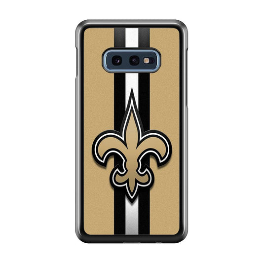 NFL New Orleans Saints 001 Samsung Galaxy S10E Case-Plastic / Full Wrap (3D Case)-Xtracase
