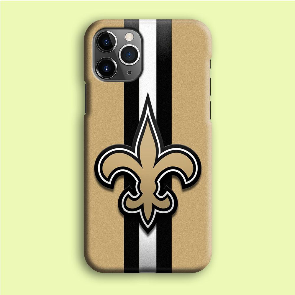 NFL New Orleans Saints 001 iPhone 12 Pro Case-Plastic / Full Wrap (3D Case)-Xtracase