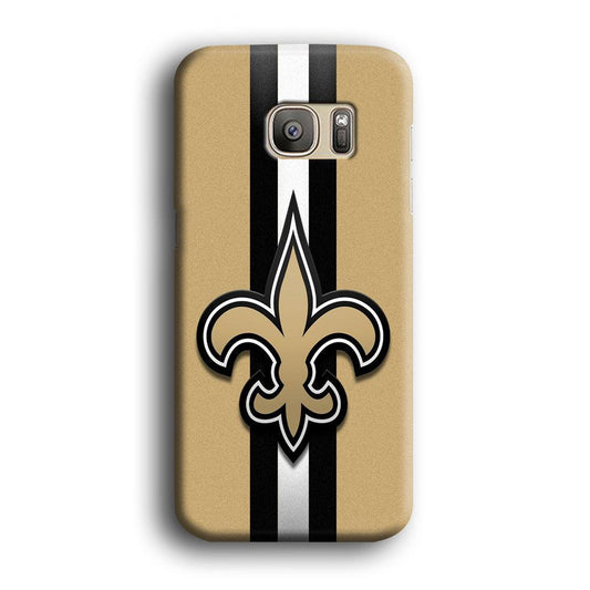 NFL New Orleans Saints 001 Samsung Galaxy S7 Edge Case-Plastic / Full Wrap (3D Case)-Xtracase
