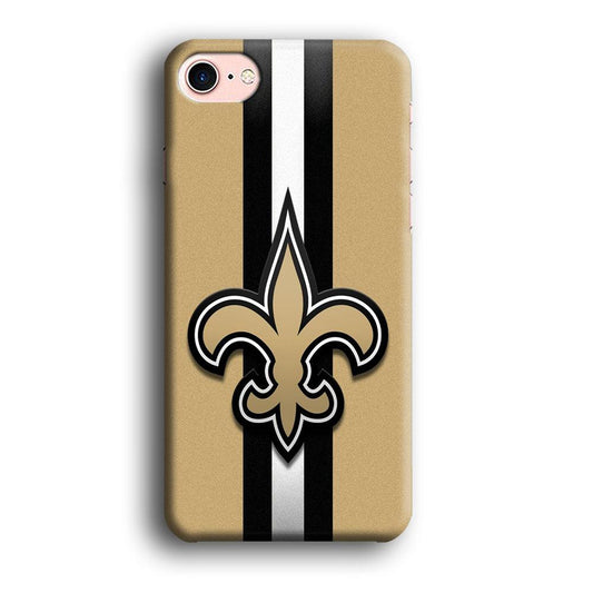 NFL New Orleans Saints 001 iPhone 8 Case-Plastic / Full Wrap (3D Case)-Xtracase