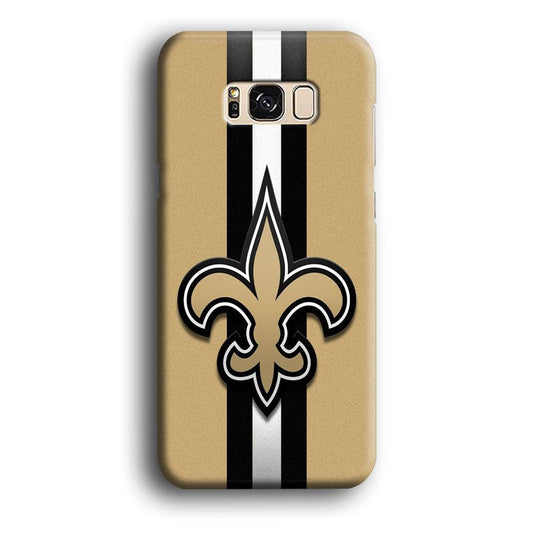 NFL New Orleans Saints 001 Samsung Galaxy S8 Case-Plastic / Full Wrap (3D Case)-Xtracase