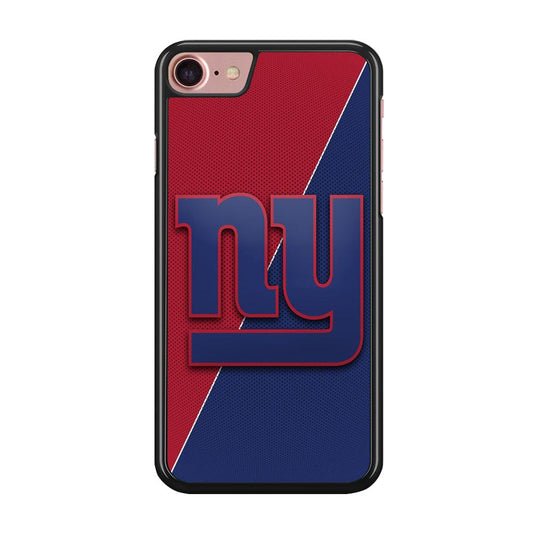 NFL New York Giants 001 iPhone SE 2020 Case-Rubber / Black (2D Case)-Xtracase