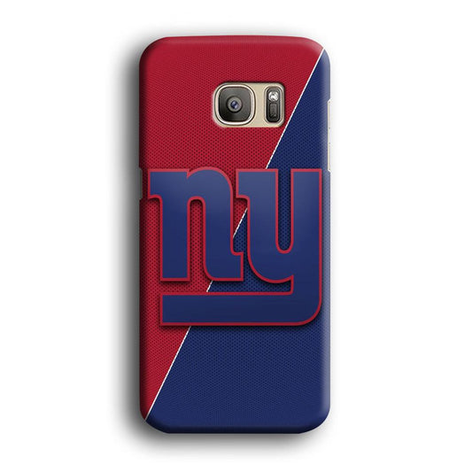 NFL New York Giants 001 Samsung Galaxy S7 Edge Case-Plastic / Full Wrap (3D Case)-Xtracase
