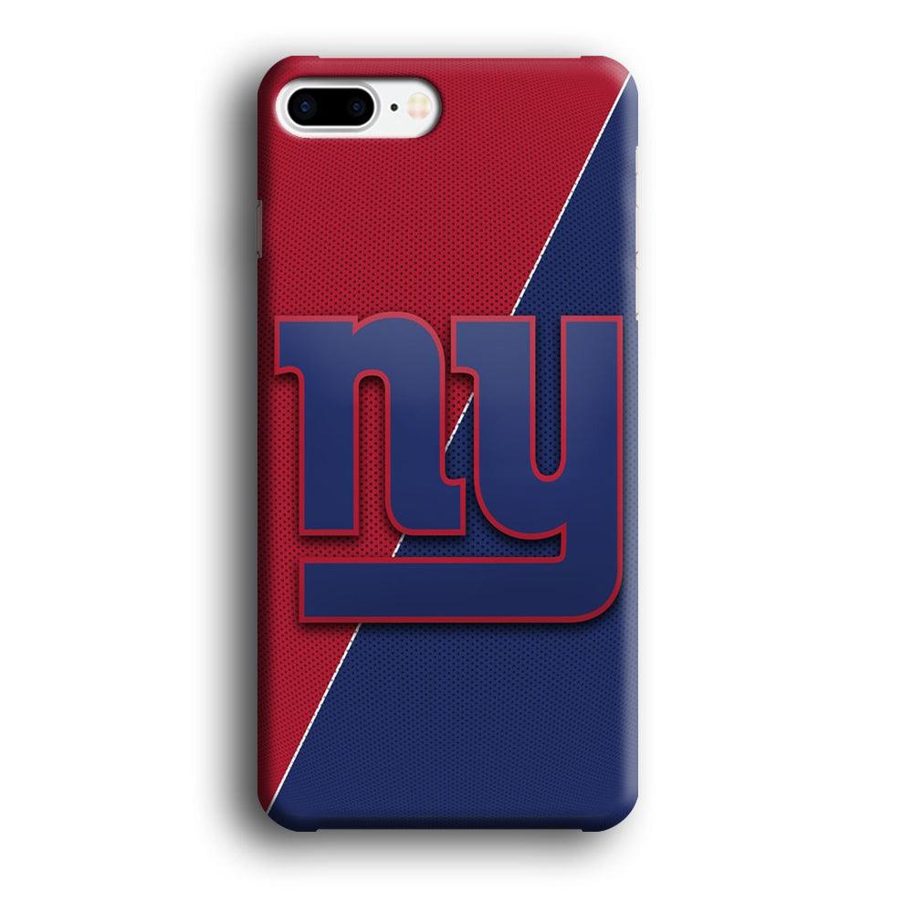 NFL New York Giants 001 iPhone 8 Plus Case-Plastic / Full Wrap (3D Case)-Xtracase