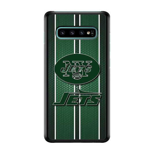 NFL New York Jets 001 Samsung Galaxy S10 Plus Case-Plastic / Full Wrap (3D Case)-Xtracase