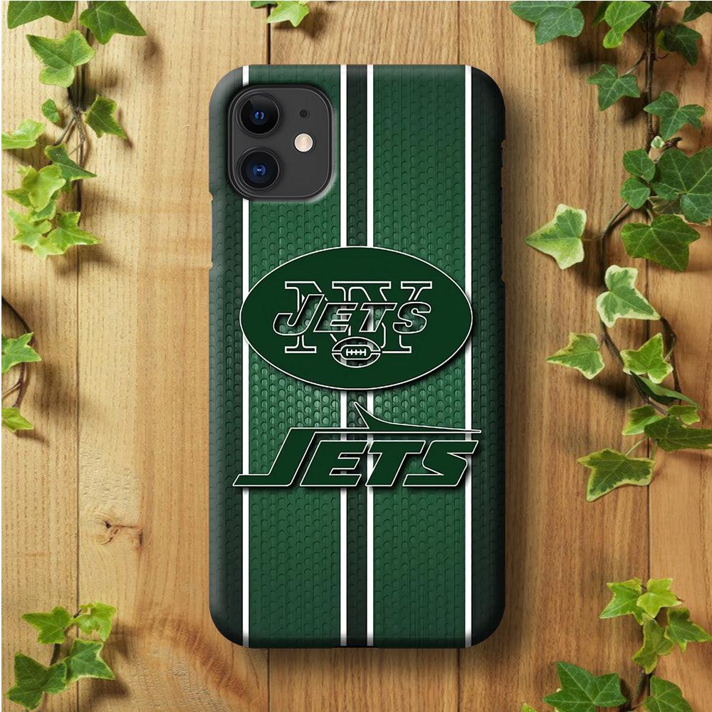 NFL New York Jets 001 iPhone 11 Case-Plastic / Full Wrap (3D Case)-Xtracase
