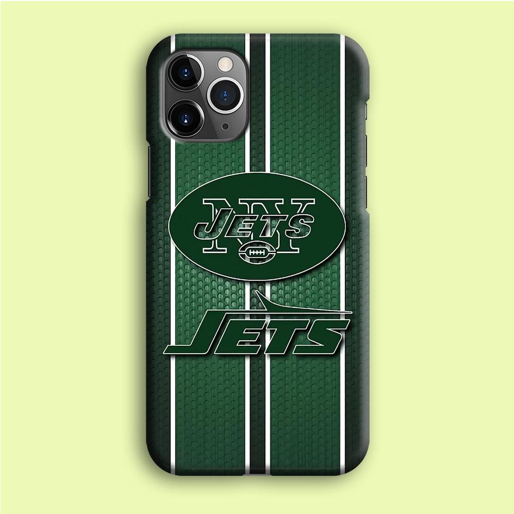 NFL New York Jets 001 iPhone 12 Pro Case-Plastic / Full Wrap (3D Case)-Xtracase