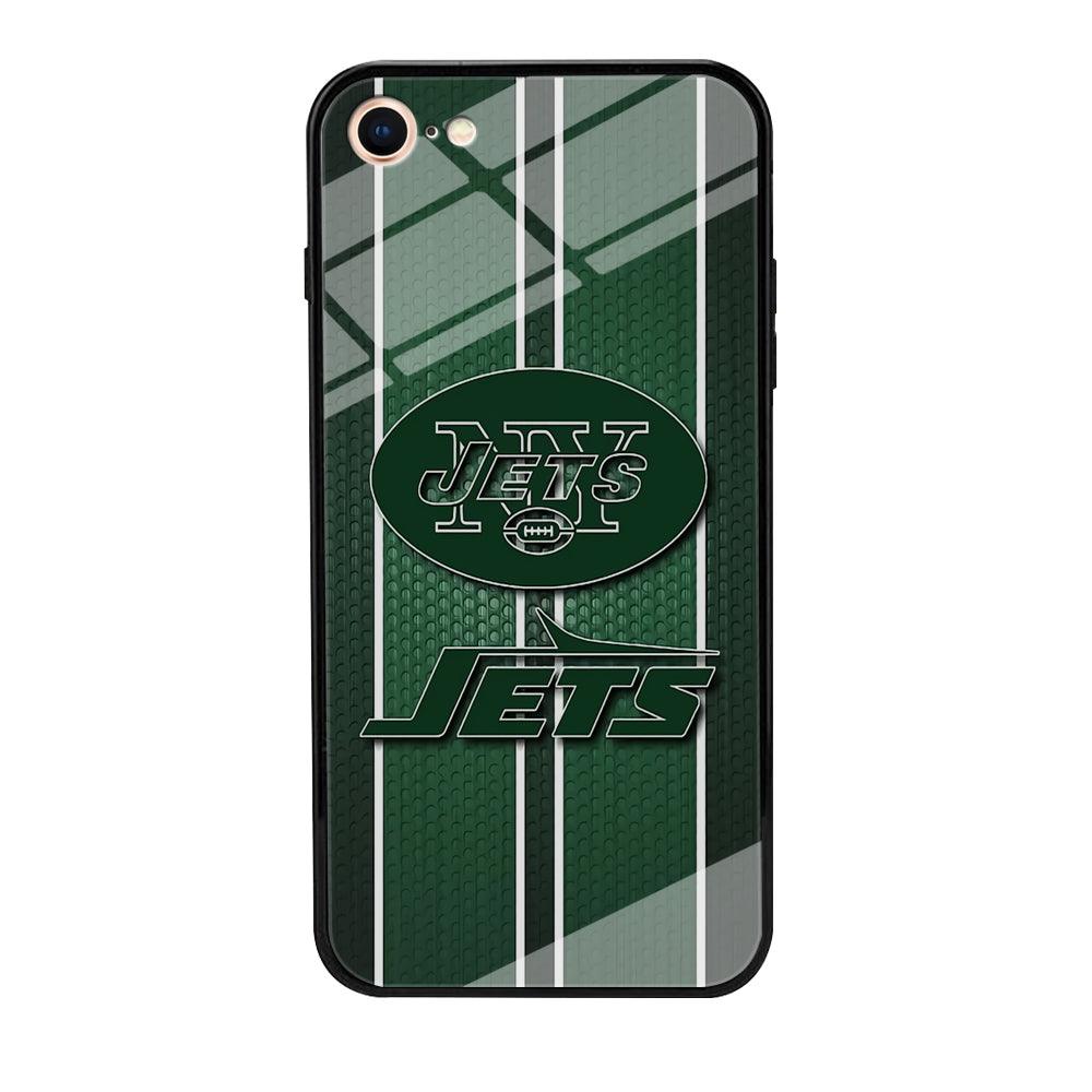 NFL New York Jets 001 iPhone 7 Case-Tempered Glass Case-Xtracase