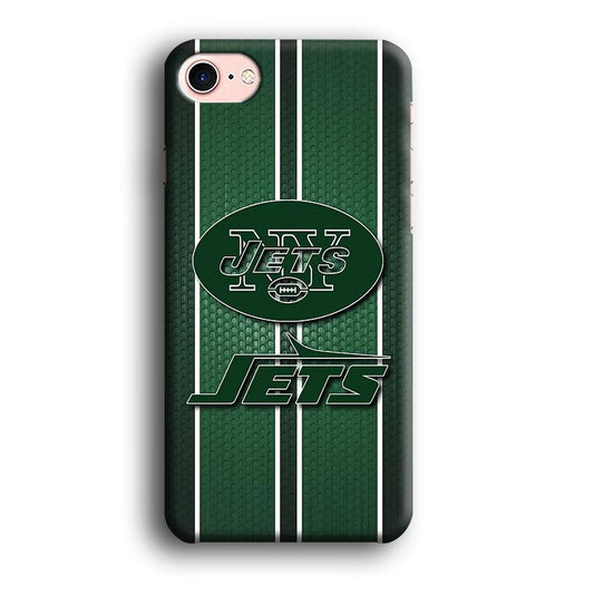 NFL New York Jets 001 iPhone 8 Case-Plastic / Full Wrap (3D Case)-Xtracase
