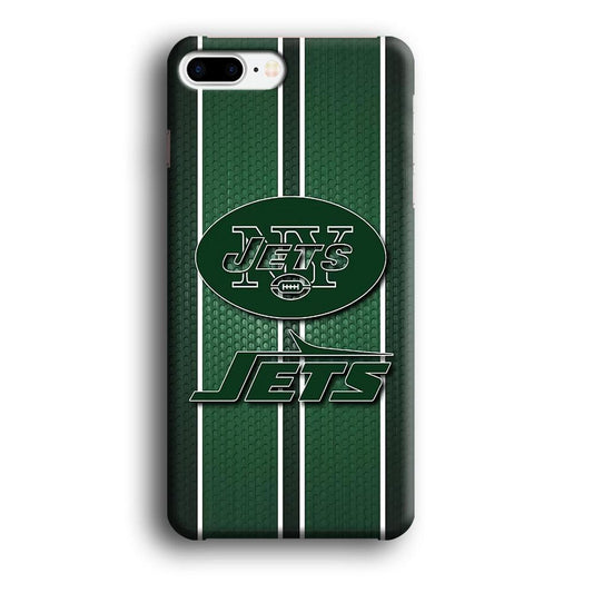 NFL New York Jets 001 iPhone 7 Plus Case-Plastic / Full Wrap (3D Case)-Xtracase