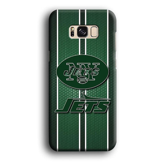NFL New York Jets 001 Samsung Galaxy S8 Case-Plastic / Full Wrap (3D Case)-Xtracase