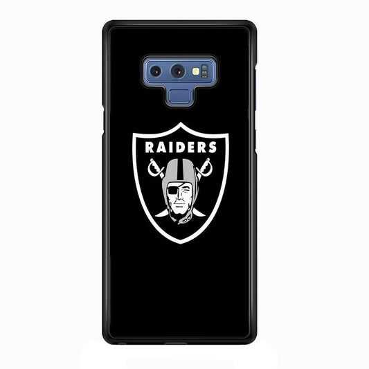 NFL Oakland Raiders 001 Samsung Galaxy Note 9 Case-Plastic / Full Wrap (3D Case)-Xtracase