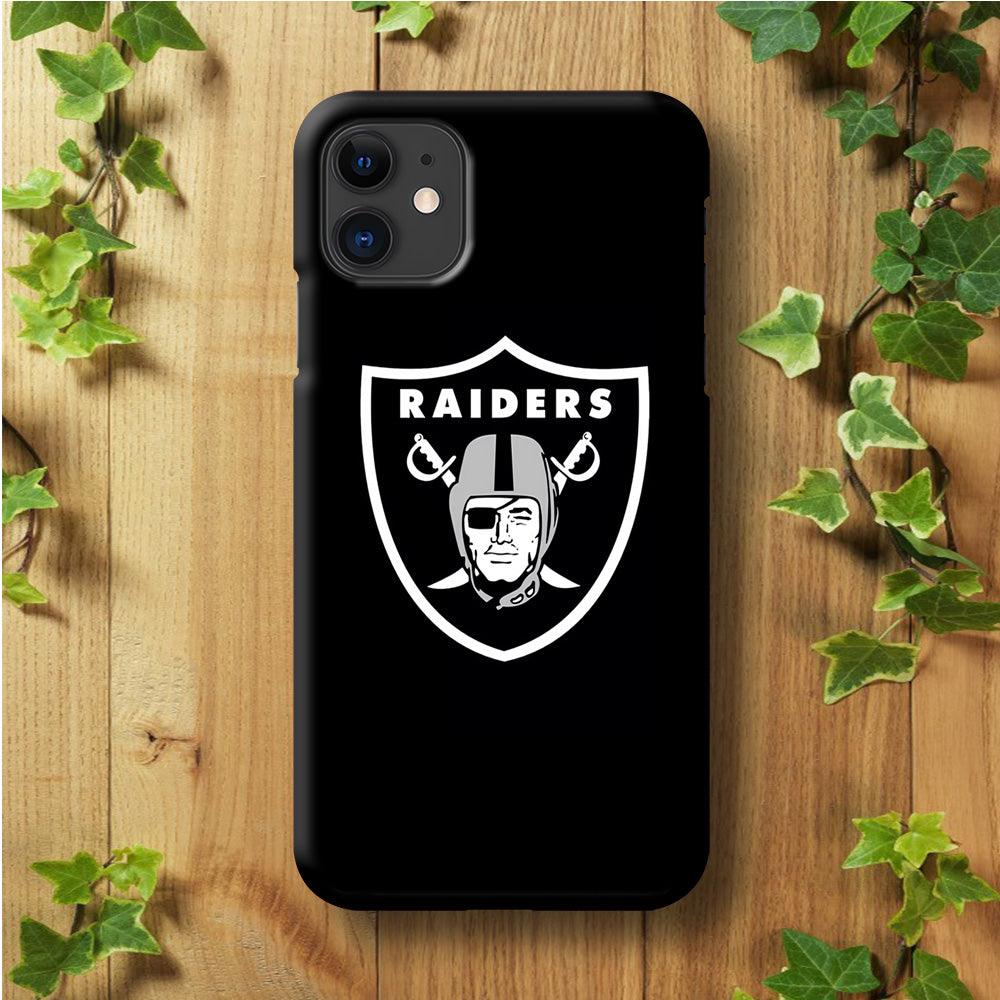NFL Oakland Raiders 001 iPhone 11 Case-Plastic / Full Wrap (3D Case)-Xtracase