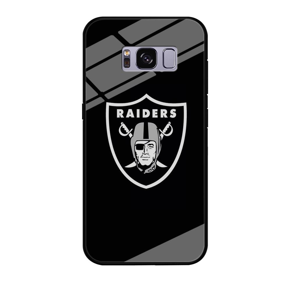 NFL Oakland Raiders 001 Samsung Galaxy S8 Case-Tempered Glass Case-Xtracase