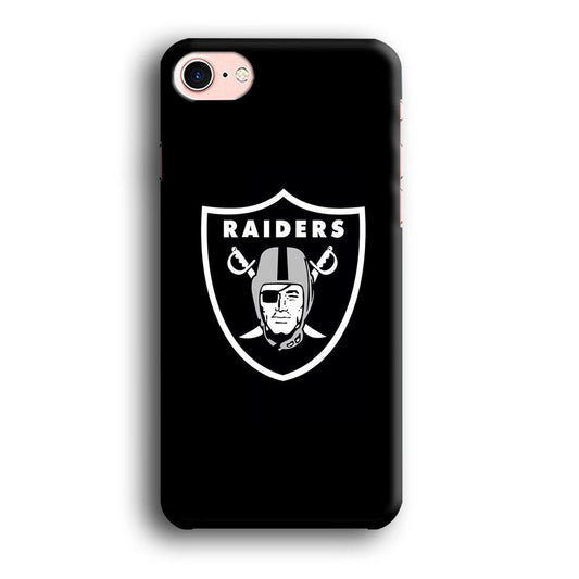 NFL Oakland Raiders 001 iPhone 8 Case-Plastic / Full Wrap (3D Case)-Xtracase