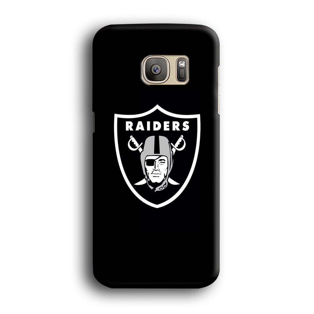 NFL Oakland Raiders 001 Samsung Galaxy S7 Edge Case-Plastic / Full Wrap (3D Case)-Xtracase