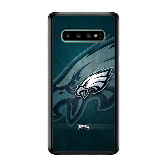 NFL Philadelphia Eagles 001 Samsung Galaxy S10 Case-Plastic / Full Wrap (3D Case)-Xtracase