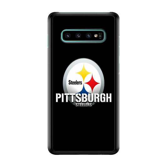 NFL Pittsburgh Steelers 001 Samsung Galaxy S10 Case-Plastic / Full Wrap (3D Case)-Xtracase
