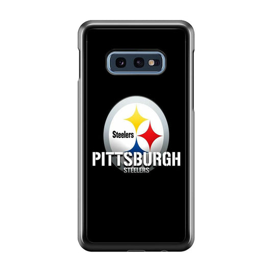 NFL Pittsburgh Steelers 001 Samsung Galaxy S10E Case-Plastic / Full Wrap (3D Case)-Xtracase