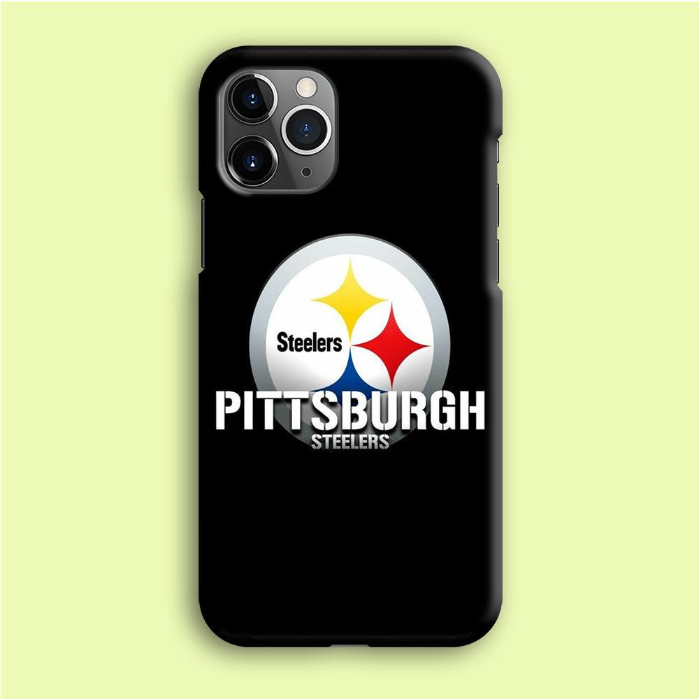 NFL Pittsburgh Steelers 001 iPhone 12 Pro Max Case-Plastic / Full Wrap (3D Case)-Xtracase