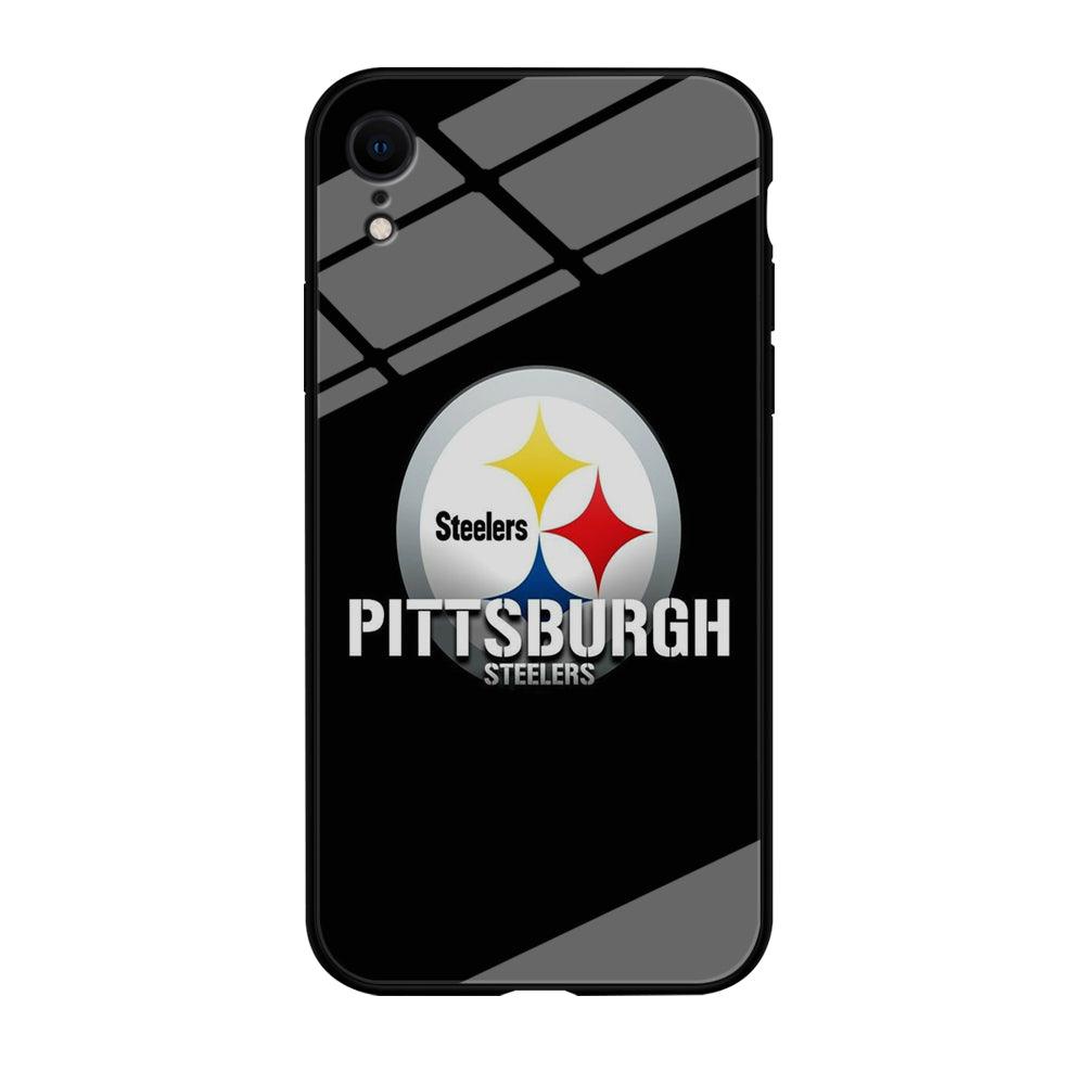 NFL Pittsburgh Steelers 001 iPhone XR Case-Tempered Glass Case-Xtracase