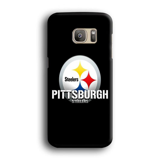 NFL Pittsburgh Steelers 001 Samsung Galaxy S7 Edge Case-Plastic / Full Wrap (3D Case)-Xtracase