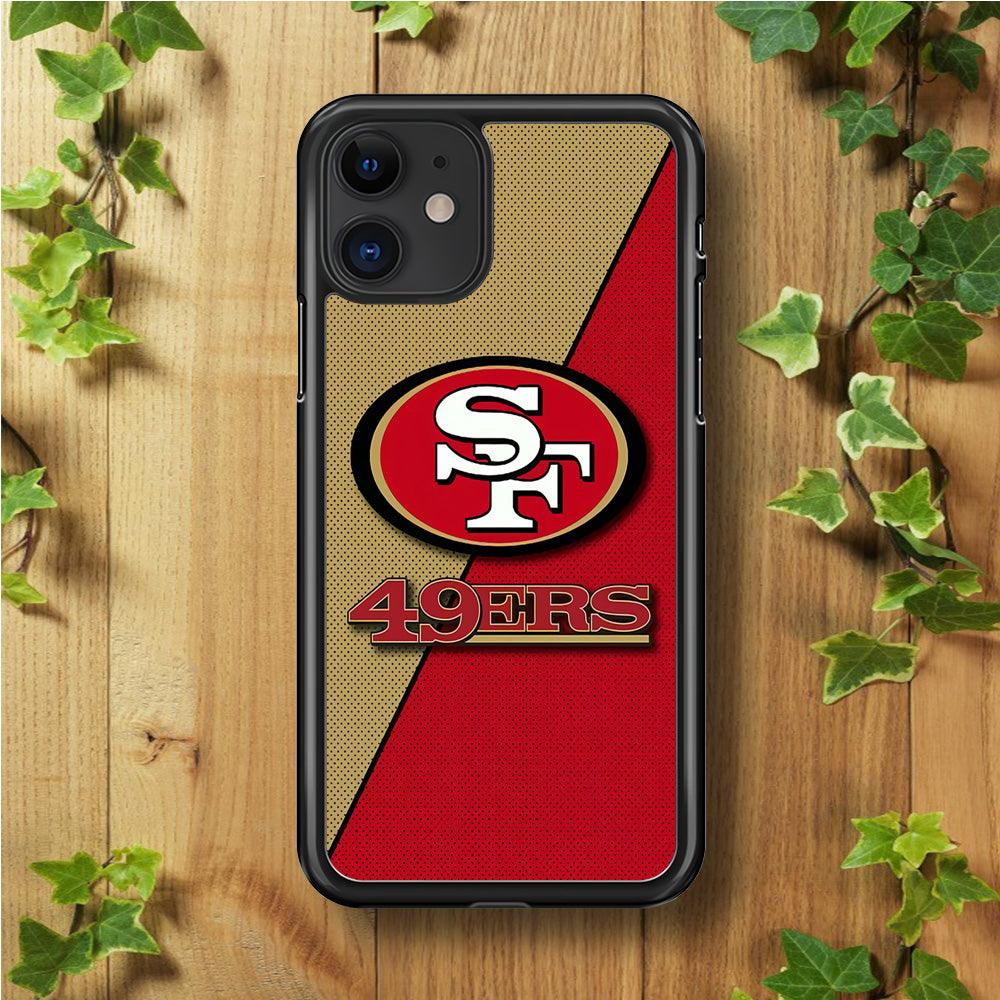 NFL San Francisco 49ers 001 iPhone 11 Case-Rubber / Black (2D Case)-Xtracase