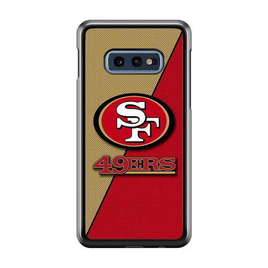 NFL San Francisco 49ers 001 Samsung Galaxy S10E Case-Plastic / Full Wrap (3D Case)-Xtracase