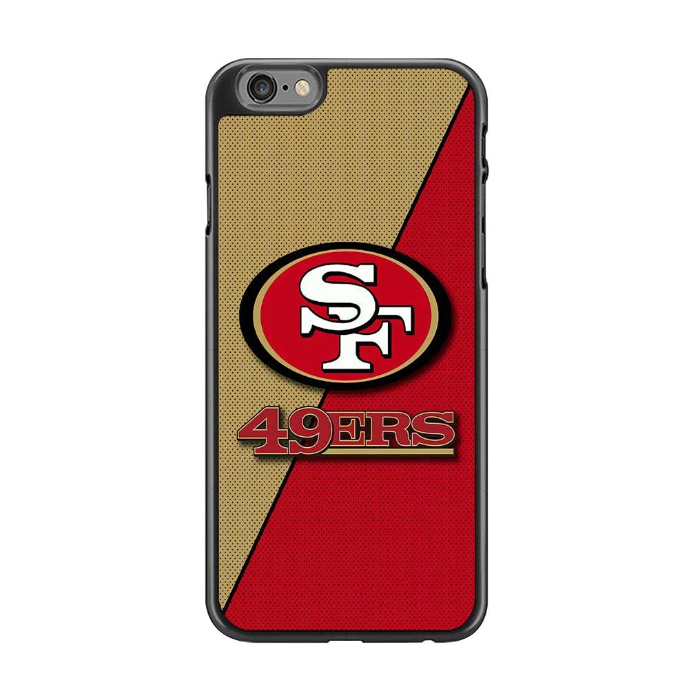 NFL San Francisco 49ers 001 iPhone 6 Plus | 6s Plus Case-Rubber / Black (2D Case)-Xtracase