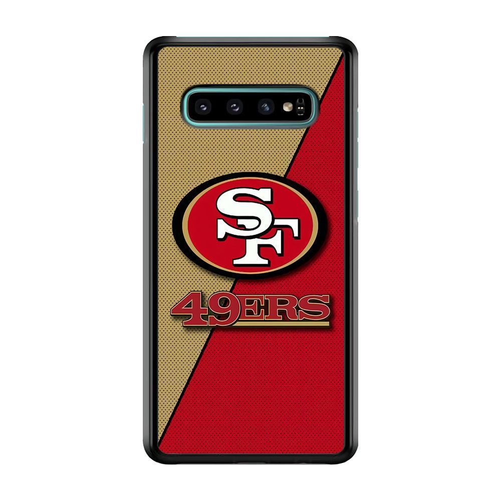 NFL San Francisco 49ers 001 Samsung Galaxy S10 Case-Plastic / Full Wrap (3D Case)-Xtracase