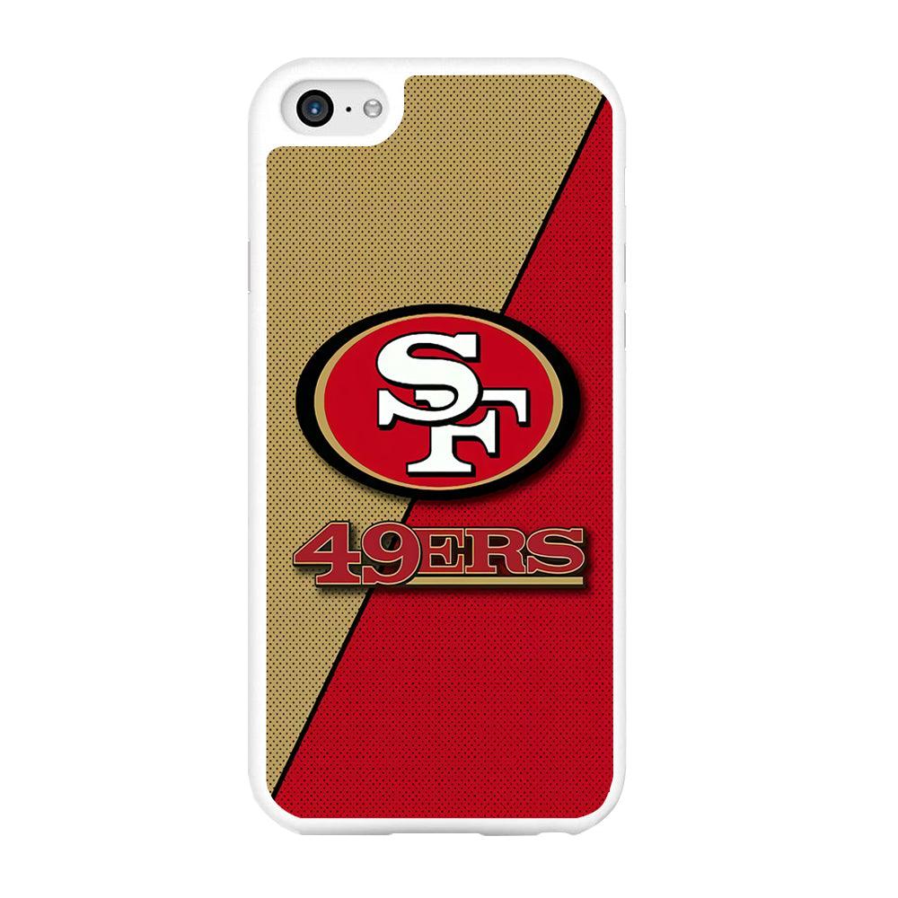 NFL San Francisco 49ers 001 iPhone 6 Plus | 6s Plus Case-Rubber / White (2D Case)-Xtracase