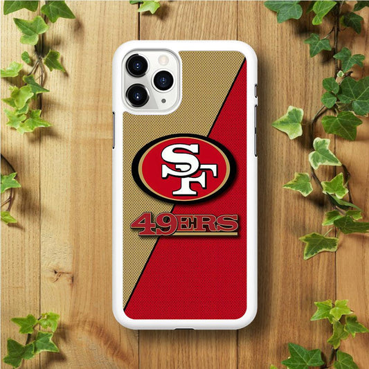 NFL San Francisco 49ers 001 iPhone 11 Pro Max Case-Rubber / White (2D Case)-Xtracase