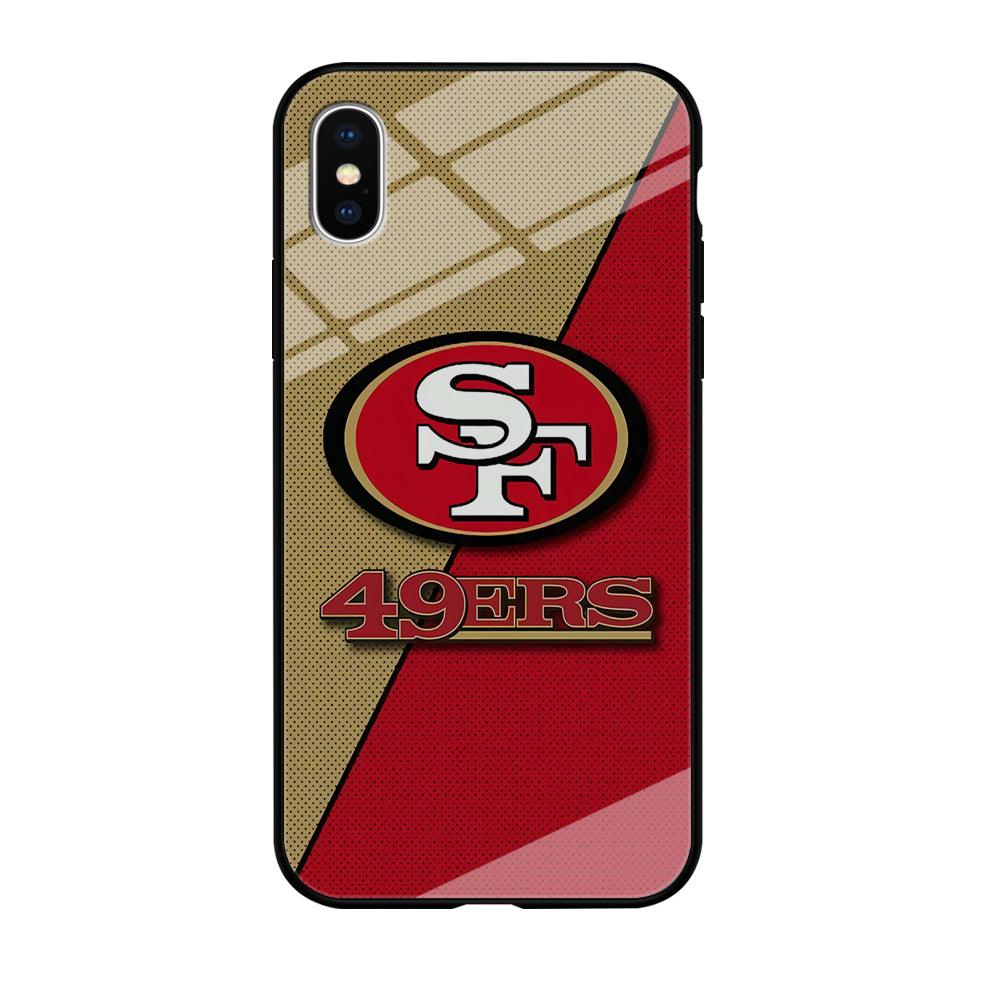 NFL San Francisco 49ers 001 iPhone Xs Max Case-Tempered Glass Case-Xtracase