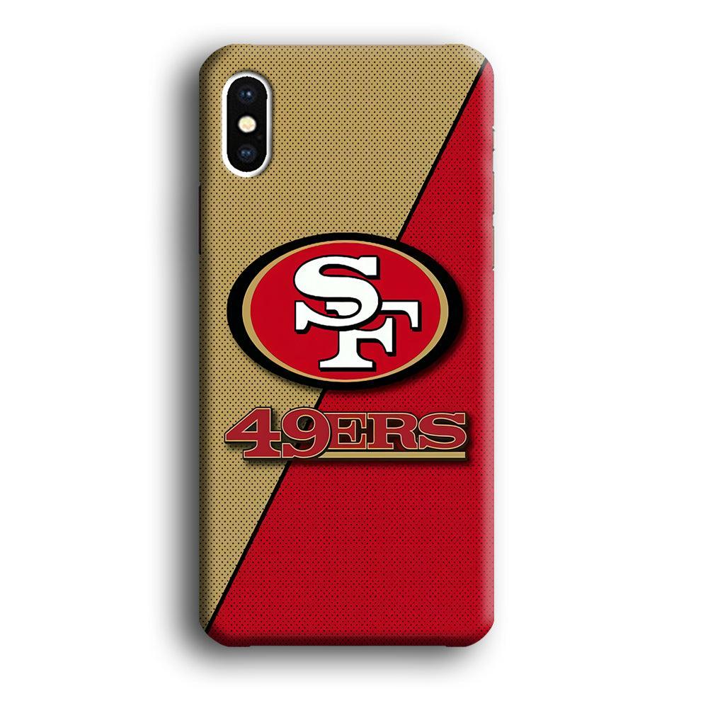 NFL San Francisco 49ers 001 iPhone X Case-Plastic / Full Wrap (3D Case)-Xtracase