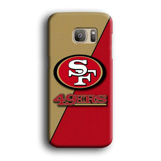 NFL San Francisco 49ers 001 Samsung Galaxy S7 Edge Case-Plastic / Full Wrap (3D Case)-Xtracase