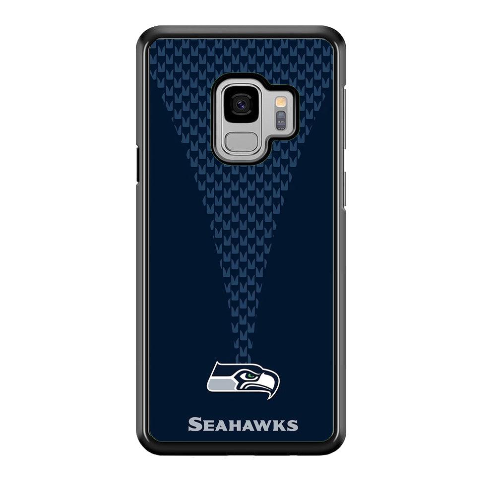 NFL Seattle Seahawks 001 Samsung Galaxy S9 Case-Plastic / Full Wrap (3D Case)-Xtracase