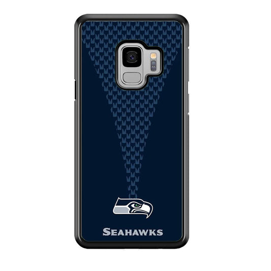 NFL Seattle Seahawks 001 Samsung Galaxy S9 Case-Plastic / Full Wrap (3D Case)-Xtracase