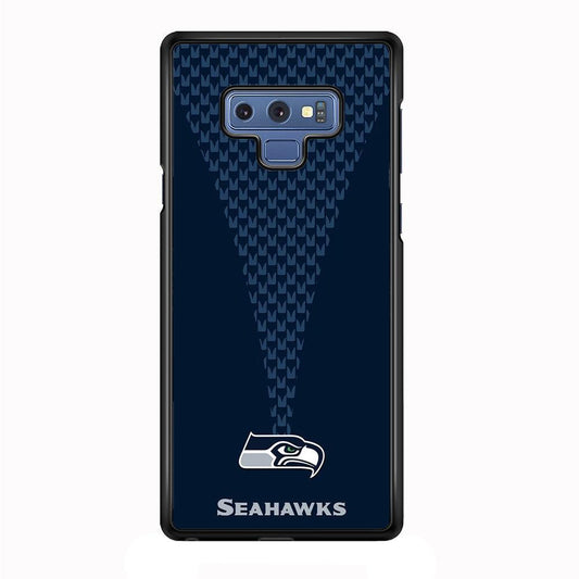 NFL Seattle Seahawks 001 Samsung Galaxy Note 9 Case-Plastic / Full Wrap (3D Case)-Xtracase